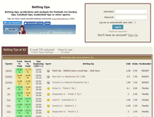 Tablet Screenshot of bettingtour.net